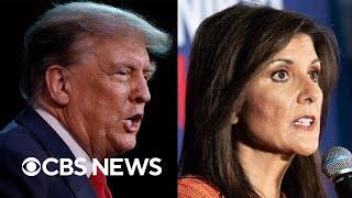 Trump leads Haley 1 day out from New Hampshire primary
