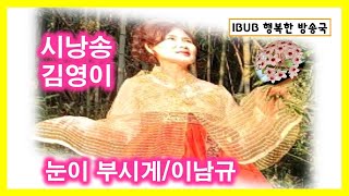 시낭송. 김영이/ 눈이 부시게. 이남규 글