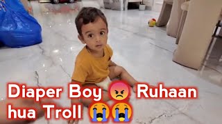 Diaper Boy 😡 Ruhaan hua Troll 😭😭 Dipika acchi maa nahi hai 😠#shoaibibrahimofficial #sscreation