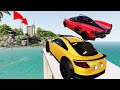 Cars VS High Ramp Jumps Challenge Driver - Sports Lux Car Crashes - BeamNG Drive