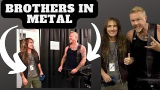 Metallica's Friendship With Iron Maiden and Steve Harris, James Hetfield Interview Clip