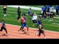 esu all american meet mens 100m dash