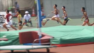 2016　7月29日　全国高校総体 岡山 インターハイ陸上 男子400m　準決勝2組