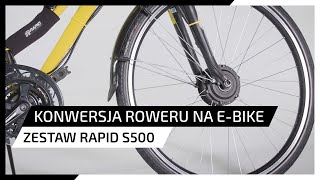 Konwersja roweru na e-bike - zestaw Rapid S500