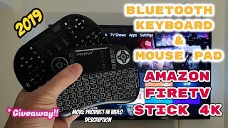 AMAZON Firetv Stick 4K - Wireless Bluetooth Keyboard & Mouse (How-to Pair / Top 5 In Description)