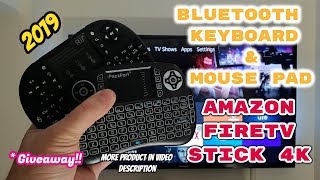 AMAZON Firetv Stick 4K - Wireless Bluetooth Keyboard \u0026 Mouse (How-to Pair / Top 5 In Description)