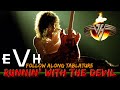 VAN HALEN - RUNNIN' WITH THE DEVIL GUITAR TABLATURE