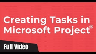 Creating Tasks in Microsoft Project 2010 (Milestone, Summary, Manual & Automatic)