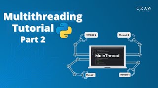 Multithreading in Python Programming Tutorial Part 2 | Craw Security #pythonprogramming