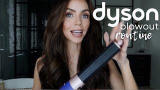 Salon Blowout Tutorial with a Dyson + Haircare Routine \u0026 Products I Use ✨