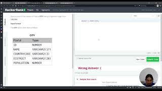 Revising Aggregations - The Count Function | SQL Aggregation | HackerRank Solution