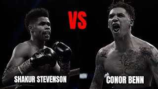 YOU ARE TRASH Shakur Stevenson CONFRONTS Conor Benn On LIVE After Teofimo Lopez Fight Win