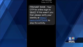 Phishing scams target bank customers through texts