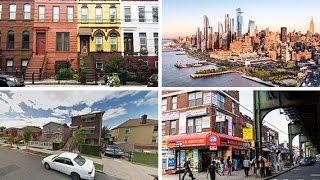 Which NYC areas have seen the largest influx of wealthy renters?