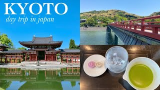 A Day Trip to Kyoto in Japan / Matcha, Cafe / Byodoin /Walk Around Uji / Motorcycle Touring