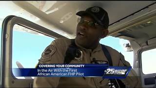 In flight with first African-American FHP pilot