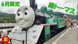 大井川鉄道のトーマスフェアへ（緑のトーマス号に乗りました）