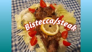 Bistecca di Maiale  - pork steak || Ricetta veloce e facile ||