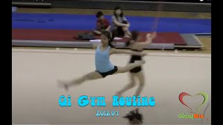 Rope, Ball and Ribbon. Qiqi Rhythmic Gymnastic routine 艺术体操 | #Shinykoh vlog | Singapore 新加坡|2012_04