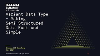 Variant Data Type - Making Semi-Structured Data Fast and Simple