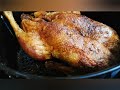 ganze gebackene ente mit heißluftfrittöse whole duck roasted with airfryer