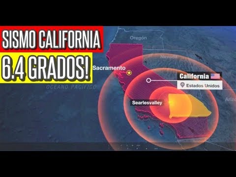 Temblor Magnitud 6.4 Grados Sacude California - YouTube