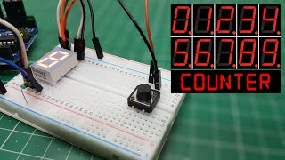 Arduino Seven Segment Display Counter | Push Button | Code Explanation