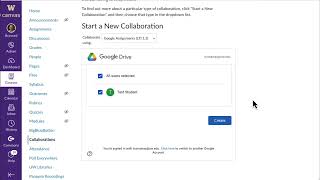 Using Google Docs and Office 365 Collaborations in Canvas
