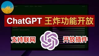 😱【ChatGPT 王炸】ChatGPT 开放联网、插件功能了！使用 GPT-4 的联网能力和插件能力能干嘛？成为流量入口的 ChatGPT 有多强？｜数字牧民LC