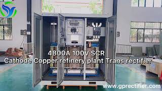 Cathode Copper refinery plant Trans rectifier