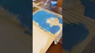 Kuwait tower painting full tutorial #forbeginners #art #kuwait #kuwaitcity #forbeginners