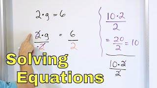 Solving 1-Step Equations w/ Multiplication \u0026 Division - [6-6-16]