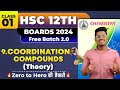 9. Coordination Compounds Class 01 & PYQs  H.S.C Board Exam  By Abhishek Sir Chemistry #asc