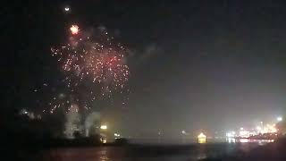 Narmada mahotsav celebrating with fireworks