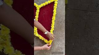 How to make shiva lingam || shiva lingam making || flower shiva lingam decoration || #decoration