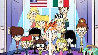 The loud house🎤really loud music-english vs español-all the louds and the world/🎵best thing ever🎵