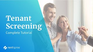 Tenant Screening and Rental Application Tutorial - Instant Screening on RentSpree