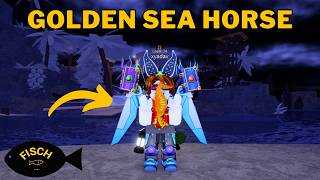 Where To Find Golden Seahorse in Fisch | Golden Sea Horse Fish Location | Roblox