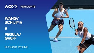 Wang/Uchijima v Pegula/Gauff Highlights | Australian Open 2023 Second Round