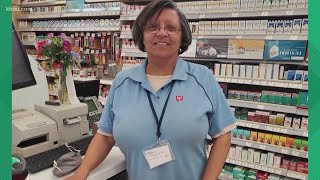 Walgreens cashier spreads joy just by being herself