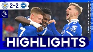 Leicester City 2-2 Brighton | All Goals & Extended Highlights | Premier League