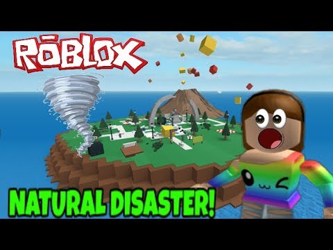 Roblox Natural Disaster Playing Roblox With A Fan - 