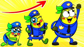 Avocado wants to be a Police Officer