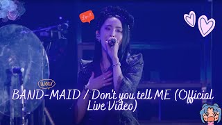 BAND-MAID / Don't you tell ME (Official Live Video)🎸Reaction🎸