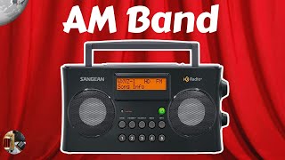 Sangean HDR-16 AM FM HD Radio Evening AM Chicago Area Fall 2024