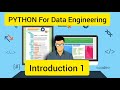 Python For Data Engineering 1 : Introduction To Python #Python #DataEngineering