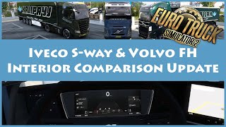 ETS2 1.53 | Showcasing Iveco S-Way, Volvo FH5 \u0026 FH6 interior | Which truck to choose? | Part 4/4