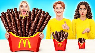 Big, Medium and Small Plate Challenge | Cool Pranks and Tricks by Multi DO Challenge
