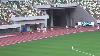 【2022関東インカレ】男子2部・400m準決勝1組/1着：メルドラム・アラン（東農大）46秒97　2着：寺内智徳（大東大）47秒65　3着：渡邉彰太（大東大）47秒85