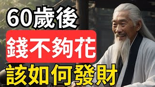 60歲後錢不夠花，該如何發財？如何過富足的老年生活，看完讓你快樂下半生。#修行 #福報 #禪 #道德經 #覺醒 #開悟 #禅修#賺錢#發財